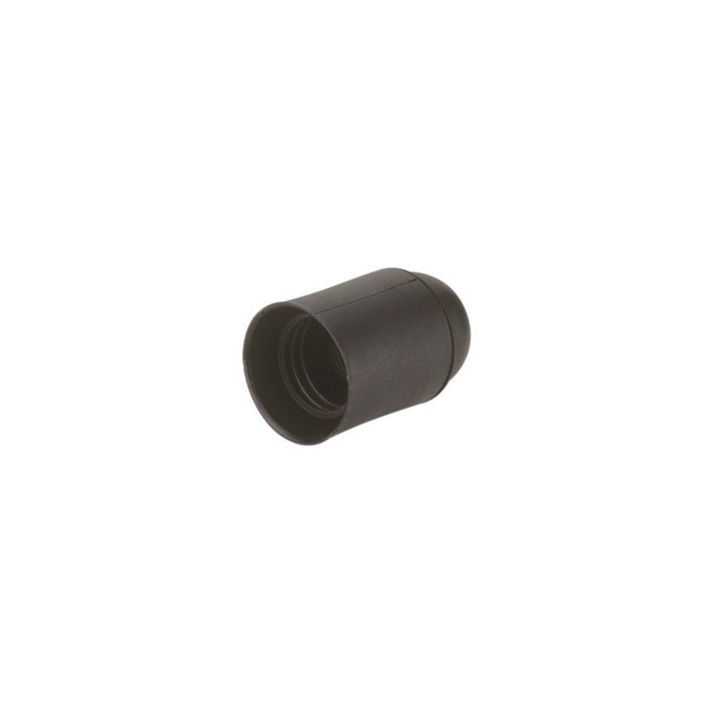 PORTALÀMPADA PLÀSTIC NEGRE E-27