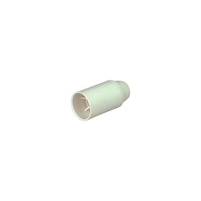 PORTALÀMPADA PLÀSTIC BLANC E-14