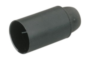 PORTALÀMPADA PLÀSTIC NEGRE E-14