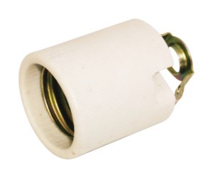 PORTALÁMPARA PORCELANA E-27
