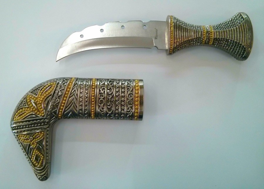 DAGA EGIPCIA DECORATIVA CON ESTUCHE