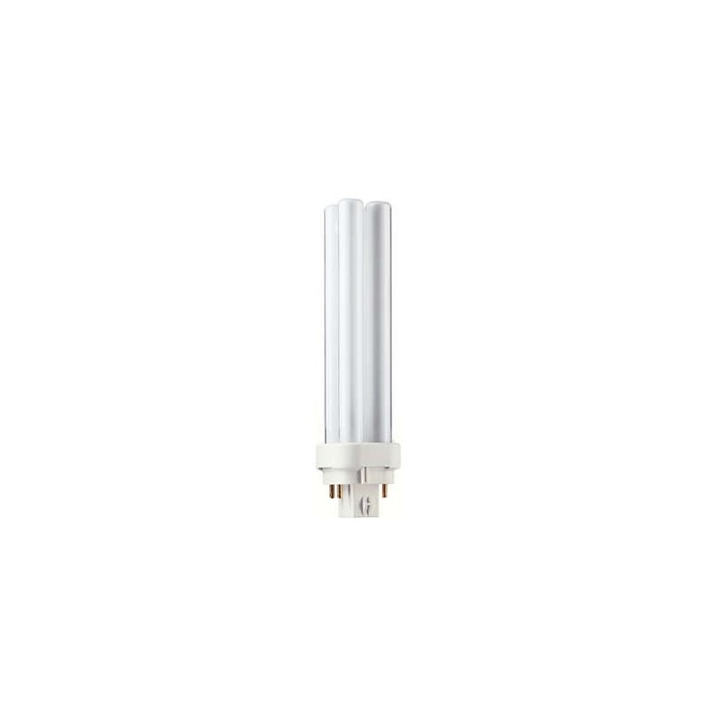 Bombilla bajo consumo Philips PL-C 4p 18W/840 fría 4000k 1200 lumens