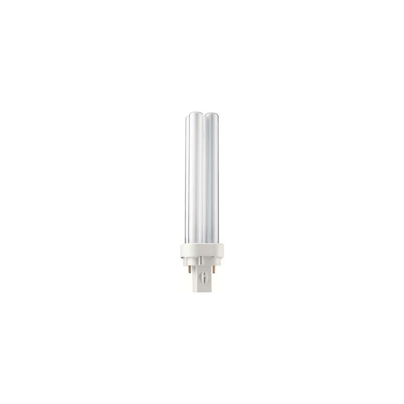 Bombilla bajo consumo Philips PL-C 2p 18W/840 fría 4000k 1200 lumens