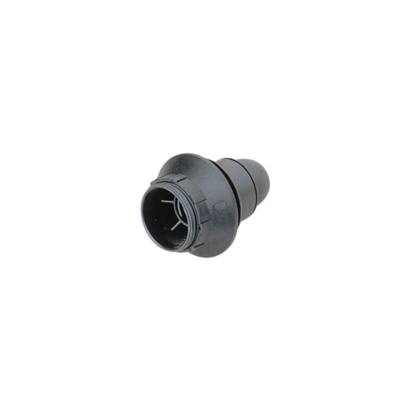 PORTALÀMPADA PLÀSTIC NEGRE PORTAROSCA E-14