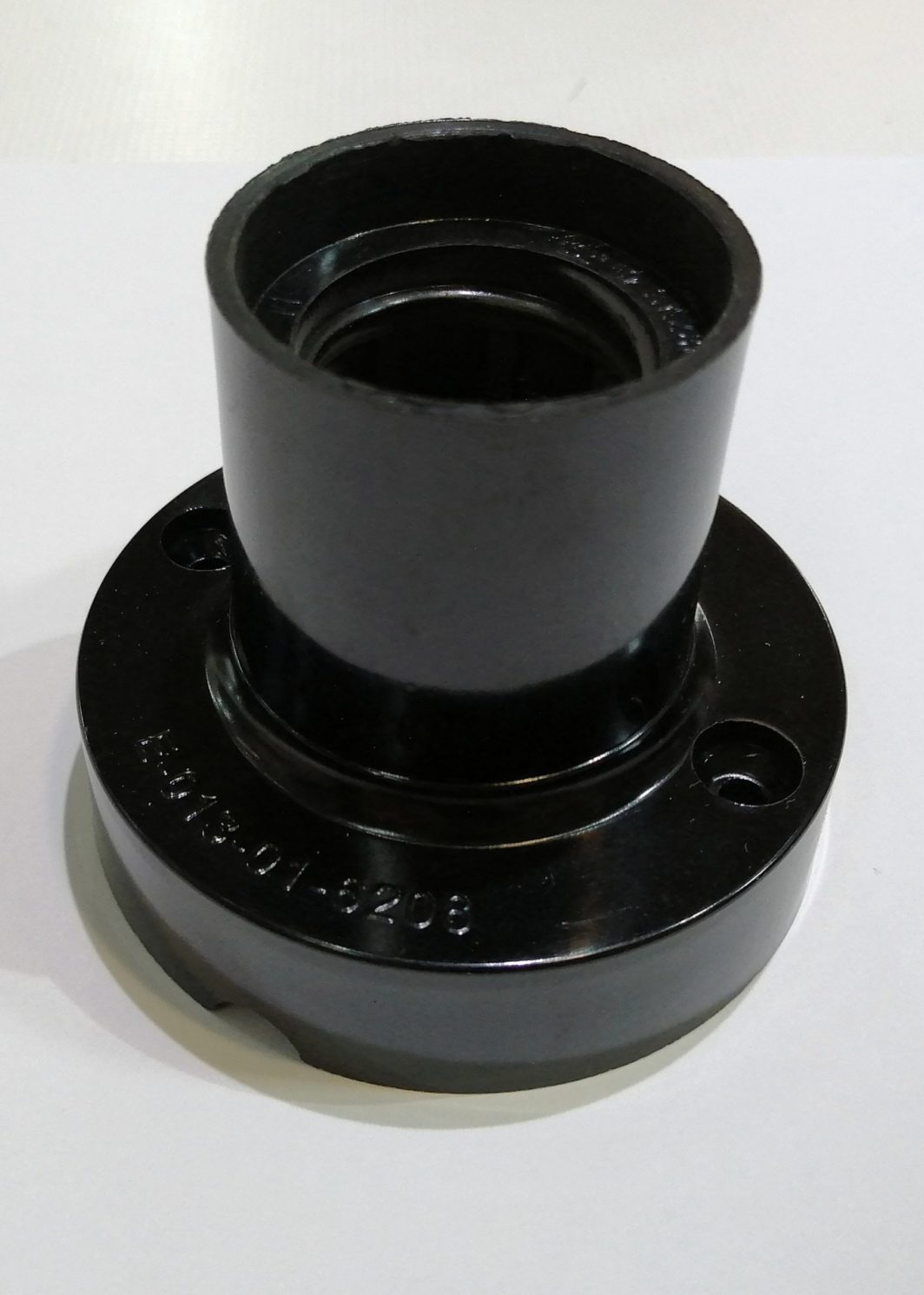 PORTALÀMPADA PLÀSTIC NEGRE TEATRE ROSCA E-27