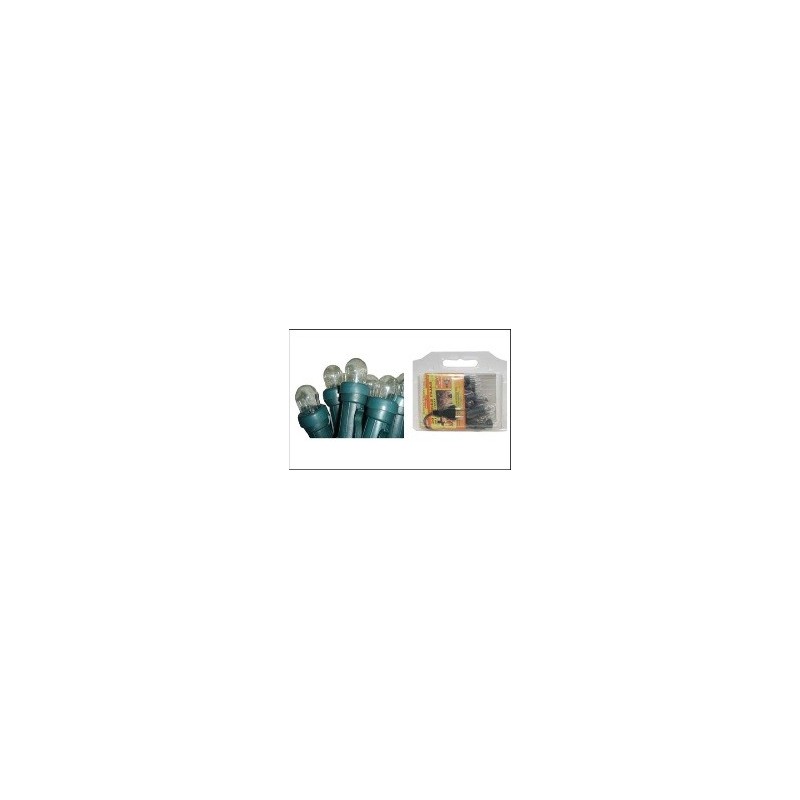 GUIRNALDA D´EXTERIOR ROSCA E-12 20 LLUMS FIXES TRANSPARENTS