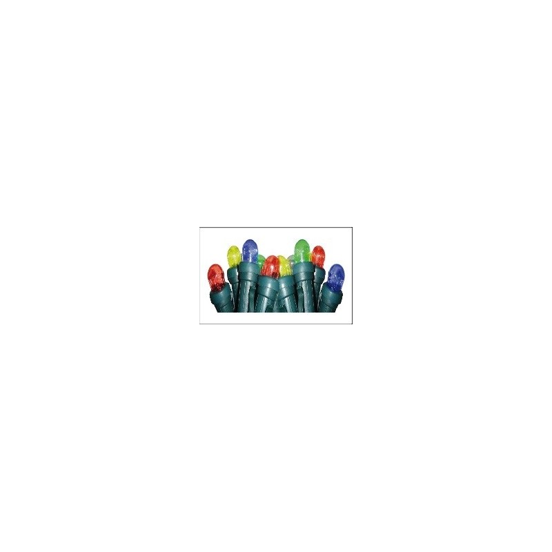 GUIRNALDA D´EXTERIOR ROSCA E-12 20 LLUMS FIXES MULTICOLORS