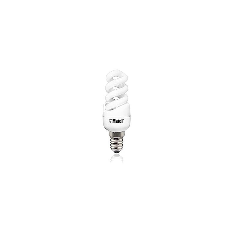 Bombeta baix consum espiral 11w E-27 càlida