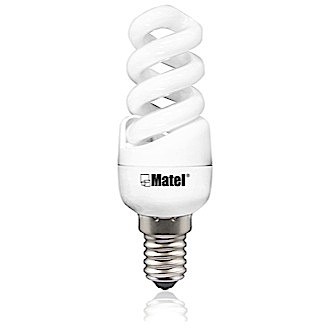 BOMBILLA BAJO CONSUMO ESPIRAL E-14 11W CÁLIDA