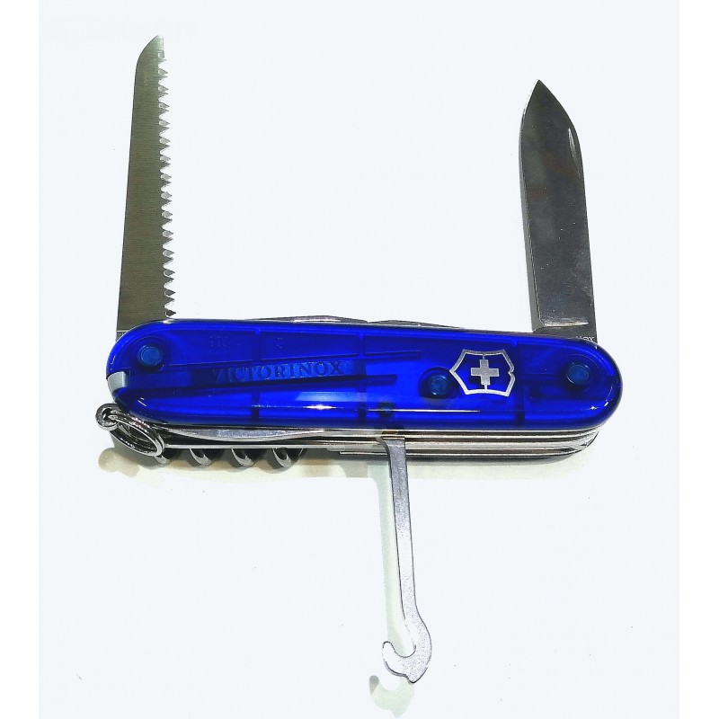 Navalla multiusos Victorinox blava trasparent 1.3713.T2